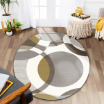 P&otilde;hjamaade elutoa &uuml;mmargune vaip, magamistoa voodi&auml;&auml;rne matt, tualettlaua/arvutitooli p&otilde;randamatt diameter 160CM