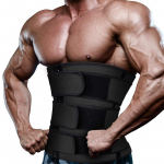 Meeste Euroopa ja Ameerika spordi keha vormiv higiv&ouml;&ouml; Three-breasted belt; 2XL