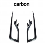 VW Golf 7 MK7 Golf7 MK7.5 VII 2017-2019 Facelift eesmise p&otilde;rkeraua udutule iluv&otilde;re katte trimmi tuulenoa habemenuga Style Canards komplekt jaoks