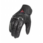 Mootorrattakindad Must Racing Ehtsast nahast Mootorratas Valge Maantees&otilde;idu Team Glove Meeste Suvi Talv M