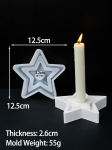 T&auml;hekujuline k&uuml;&uuml;nlajalg Betoonist Silikoonvorm Viieharuline t&auml;ht Eid Mubarak Ramadani Dekor DIY K&uuml;&uuml;nlaaluse Alus Kipsist Vaigust Vormid t&auml;ht