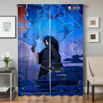 Kodu Interj&ouml;&ouml;r K&ouml;&ouml;gi Kardinad Elutoa jaoks 2 t&uuml;kki Pimendavad Kardinad Uksekardin N-naruto-o Vahesein Magamistoa Kaunistus W50xH70cmx2pcs-CL