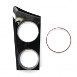 Eesmine keskmine k&auml;etoe hoiuruum Keskkonsooli topsihoidja l&auml;ikiv must s&uuml;sinikkiud BMW E81 E82 E87 E88 1 seeria 120i 04-11 LHD jaoks must