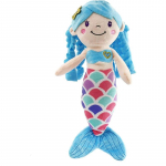 30 cm merineitsi printsessi topisega loomad pehmed pl&uuml;&uuml;sist m&auml;nguasjad nukk merealused p&auml;kapikud pl&uuml;&uuml;snukk s&uuml;nnip&auml;ev v&auml;iket&uuml;drukutele sinine