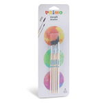 Pinceaux - Leader - Blister 5 pi&egrave;ces - Pointe arrondie - Mixte - Pour enfants