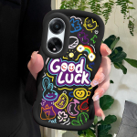 V&auml;rvitud muster Big Wave Edge pehme silikoon materjal Macaron telefoni &uuml;mbris p&otilde;rutuskindel kaitsev kummist &uuml;mbris OPPO Reno Realme jaoks OPPO Reno12 FS 5G sinine