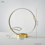 Klassikaline &uuml;mmargune rauast veiniriiul Esteetiline veinihoidja Veinikapp Kaunistused Moodne kodukontori sisustus Metallist veinialus