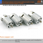 RS550 alalisvoolumootor 10,8&ndash;25 V elektrilise puuri/kruvikeeraja jaoks, 9T/12T 10.8V Motor (12 Teeth)