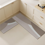 Wabi-Sabi ruudukujulised k&ouml;&ouml;gip&otilde;randamatid: Imavad, Libisemiskindlad, Pehmed, Kulumiskindlad, Lihtsalt hooldatavad diatomiitmullast matid 60*90+60*180cm