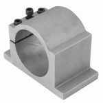 80 mm l&auml;bim&otilde;&otilde;duga alumiiniumist CNC spindlimootori kinnitusklamber kruvidega(80 mm)