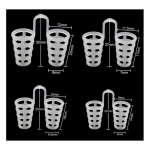 4 tk norskamisvastased seadmed Professionaalsed ninaventilatsiooniavad norskamise ninalaiendajad parema une tagamiseks