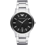 Emporio Armani AR11181 Meeste Renato Musta sihverplaadiga k&auml;ekell 43 black