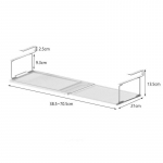 Laiendatav rippkorv K&ouml;&ouml;gi korraldaja riiul hoiurest Kingakapi all riidekapp Vannitoa panipaik V&otilde;rkkorv valge