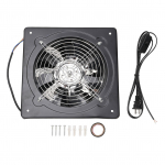 K&ouml;&ouml;giventilaator 9,8 tolli S&uuml;sinikteras 2800 p/min 80W 7 labaga Vaikne Seinale paigaldatav suitsuekstraktor