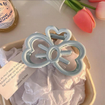 Korea armas lipsuga juukseklamber plastikust krabiklamber kommiv&auml;rvi krabikujuline juukseklamber t&uuml;drukutele magus juukseklamber naiste juukseaksessuaarid sinine