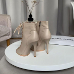 Ehtne nahk Peep-toe pahkluusaapad Naiste kingad Tantsusaali tald Kohandatav Ladina-tants V&auml;ljas Seksikad Stilettod Saapad 35