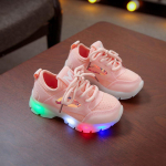 Led-valgustusega laste v&otilde;rkjalatsid poistele, t&uuml;drukutele, libisemiskindla pehme tallaga hingav vabaaja trendikas sport 22 yards inner 14cm