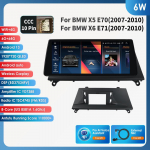 Ossuret 10.25 Carplay Android 13 Autoradio BMW X5 E70 X6 E71 CCC CIC autode nutikate s&uuml;steemide raadiole GPS-navigaator Stereo DSP Bluetooth SWC Peakomplekt 6W 6G 64G AI