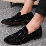 Uued kivid ja litritega mokassiinid Must Luksuslik Meeste Br&auml;ndikingad K&otilde;rge kvaliteet tasane trend Vabaaja Briti stiil Meeste Kingad Zapatos 2024 38 must