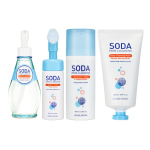 Holika Holika Soda Tok Tok Pore Clear (Bubble Foam 150ml / Cleansing Foam 150ml/ Cleansing Oil150ml / O2 Bubble Mask100ml) (16 Options) #SodaTok 4-Step Full Set