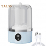 Pesumasin Aluspesu jaoks Kaasaskantav Laetav Mini Pesumasin Kiirpesu Ajastatud Ts&uuml;klid Ultraheli Tehnoloogia Pesumasin Reisimiseks, Telkimiseks, &Uuml;hiselamuteks helesinine v&auml;rv