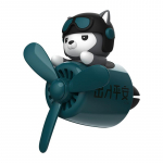 Auto &otilde;huv&auml;rskendajad armsad multifilmid loomapiloodid, autode &otilde;hu v&auml;ljalaskeventilaatorid, loomingulised autoparf&uuml;&uuml;mid Kukii Husky Green