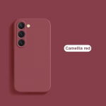 S25 S24Plus &Uuml;mbris Vedel Silikoonist Telefoni&uuml;mbris Samsung Galaxy S23 S 23 S22 Ultra S24 FE S25 + Plus Pehme Kate Samsung S23 hele veinipunane v&auml;rv