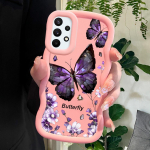 V&auml;rvitud mustriga Big Wave Edge pehmest silikoonmaterjalist Macaron telefoni&uuml;mbris, p&otilde;rutuskindel kaitsev kummist korpus Samsung Xiaomi Poco Redmi jaoks Redmi Note 11S roosa