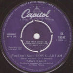 7-tolline plaat NANCY WILSON - (Sa ei tea) Kui &otilde;nnelik ma olen CL15352 Capitol Records 1964 UK Dž&auml;ss Kasutatud