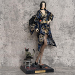46cm One Piece Boa Hancock Kimono PVC Tegevuskuju Anime Kuju Skulptuur Mudel M&auml;nguasjad Kaunistus Kollektsiooninukk Laste Kingitused