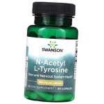 N-atset&uuml;&uuml;l L-t&uuml;rosiin, N-Acetyl L-Tyrosine 350, Swanson 60 kapslit (27280038) 60caps