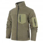 Meeste talvejope Polar Fliisist Standkrae &otilde;ues soojad jakid meestele Slim Fit Camping Ronimine Patchwork Mantel Meeste Talvine L
