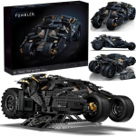 MINISO Disney 2049 tk vankriga Dark Knight Batmobile &uuml;hilduv 76240 mudeli ehitusklotsid tellised komplekt m&auml;nguasjad kingitused lastele