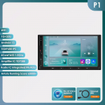Hizpo AI Intelligents&uuml;steem Universaalsele 7-tollisele Autoraadiole Multimeedia Video M&auml;ngija GPS Carplay Android Auto 4G 2 Din 2din Autoradio BT android raadio P1 4Core 1G 32G AI
