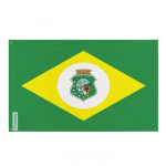 Drapeau - Cear&aacute; - 192 x 288 cm - Pol&uuml;ester - J&auml;lje rekto/verso - &OElig;illets en fer