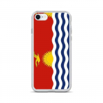 Coque iPhone - Kiribati - Drapeau - Souple - Mitmev&auml;rviline - Design fin et l&eacute;ger