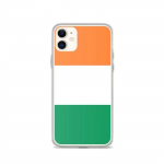 Coque pour iPhone - PIXELFORMA - iPhone 11 - Drapeau de l'Irlande - Silikoonist supp - Design l&eacute;ger
