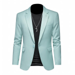Meeste suur pluss suuruses slim fit bleiser - Pulma- ja &auml;ririietus 5XL