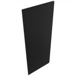 Terasest alus eraldiseisvale pliidile MUDEL 7 40x100 cm must