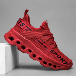 Unisex Hingav V&otilde;rk Jooksujalatsid Sportlik Vabaaja Libisemiskindel L&ouml;&ouml;gisummutus Pind Meestele Ja Naistele zapatillas para hombre 39 punane