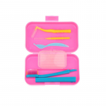 Hambapuhastuskomplektid Kaasaskantavad suupuhastuskomplektid Eemaldatav hambahari Hambavahehari keelekaabitsa hoiukarp