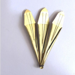 Folk Instrument Jaw Harp Beautiful Favor Home Christmas Easy to Play Professional Harmonica for Three Leaf