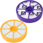 Eesmine ja tagumine HEPA filtrikomplekt Dyson DC05 DC08 DC15 DC19 DC20 DC21 eel- ja j&auml;rel, &uuml;lemise ja alumise mootoriallergia vaakumi vahetus