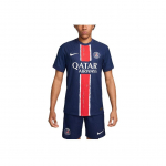 Nike Paris Saint-Germain &Uuml;mmarguse kaelusega Logoga Moodne Vabaaja L&uuml;hikeste varrukatega Jalgpallis&auml;rk Kodum&auml;nguks 2024/25 Meeste &Uuml;laosad Sinine Valge FN8774-411 S