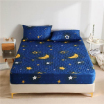100% &uuml;limalt veekindel paigaldatud poognaprindiga voodimadrats katab nelja nurka elastse voodikattega ilma padjap&uuml;&uuml;rideta 90X200+30cm Only a Sheet