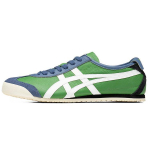 Onitsuka Tiger Mexico 66 &Uuml;mar nina Paelkinnitusega Nahast Kerge Vastupidav Madal jooksujalats Unisex toss Roheline 1183A201-303 41.5