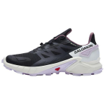Salomon Supercross 4 Gtx Polsterdus Libisemisvastased Madalad V&auml;lisjalan&otilde;ud Naiste Jalan&otilde;ud Must Valge Lilla 474618 38⅔