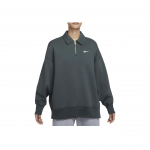 Nike &uuml;hev&auml;rviline polos&auml;rgiga pikkade varrukatega dressipluus naistele Roheline FZ3208-338 L