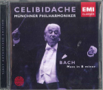 CD SERGIU CELIBIDACHE, MUNCHNER PHILHA - Cherubidache Js Bach Mass in B mino TOCE5566162 EMI CLASSICS 2004 Jaapan Klassikaline Kasutatud