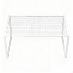 Expandable Cabinet Storage Shelf Organizer Rack Books Home under Sink Nonslip White S